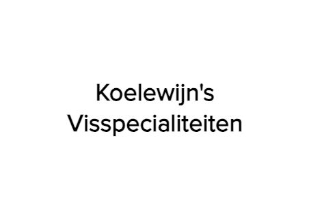 Koelewijn's Visspecialiteiten